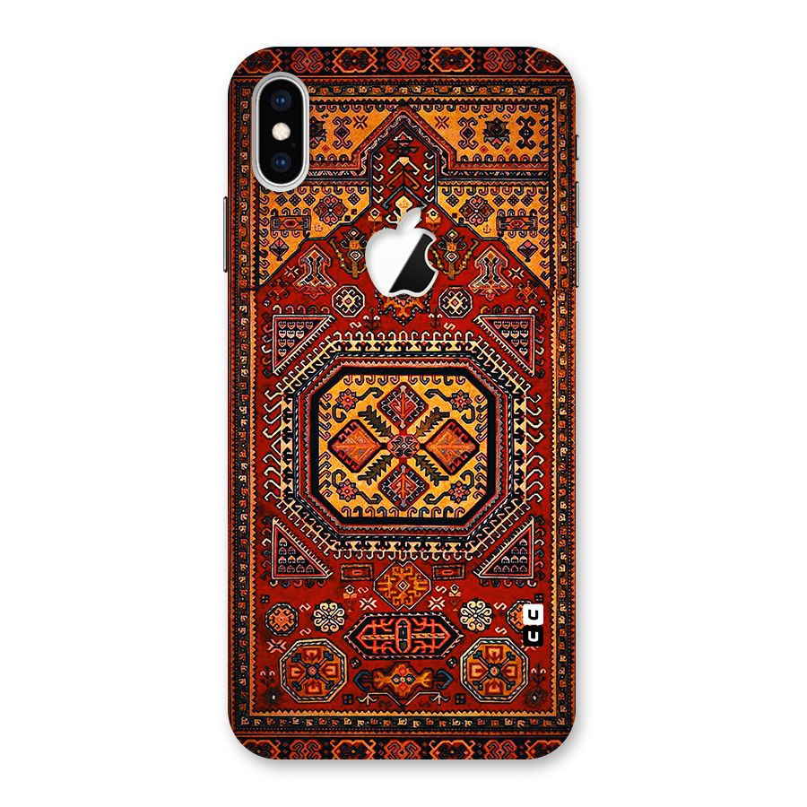 Classic Luxury Carpet Pattern Back Case for iPhone XS Max Apple Cut