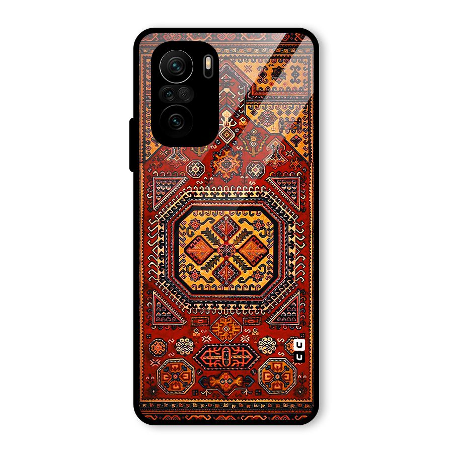 Classic Luxury Carpet Pattern Glass Back Case for Mi 11X Pro