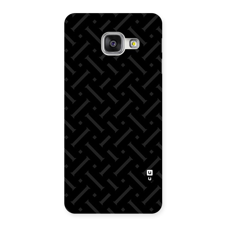 Classic Pipes Pattern Back Case for Galaxy A3 2016