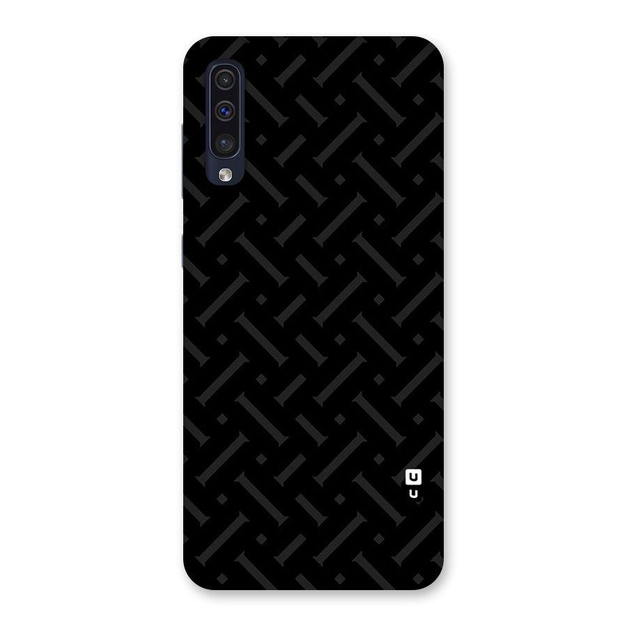 Classic Pipes Pattern Back Case for Galaxy A50