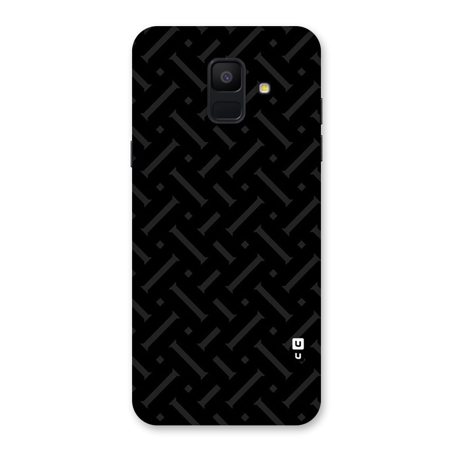 Classic Pipes Pattern Back Case for Galaxy A6 (2018)