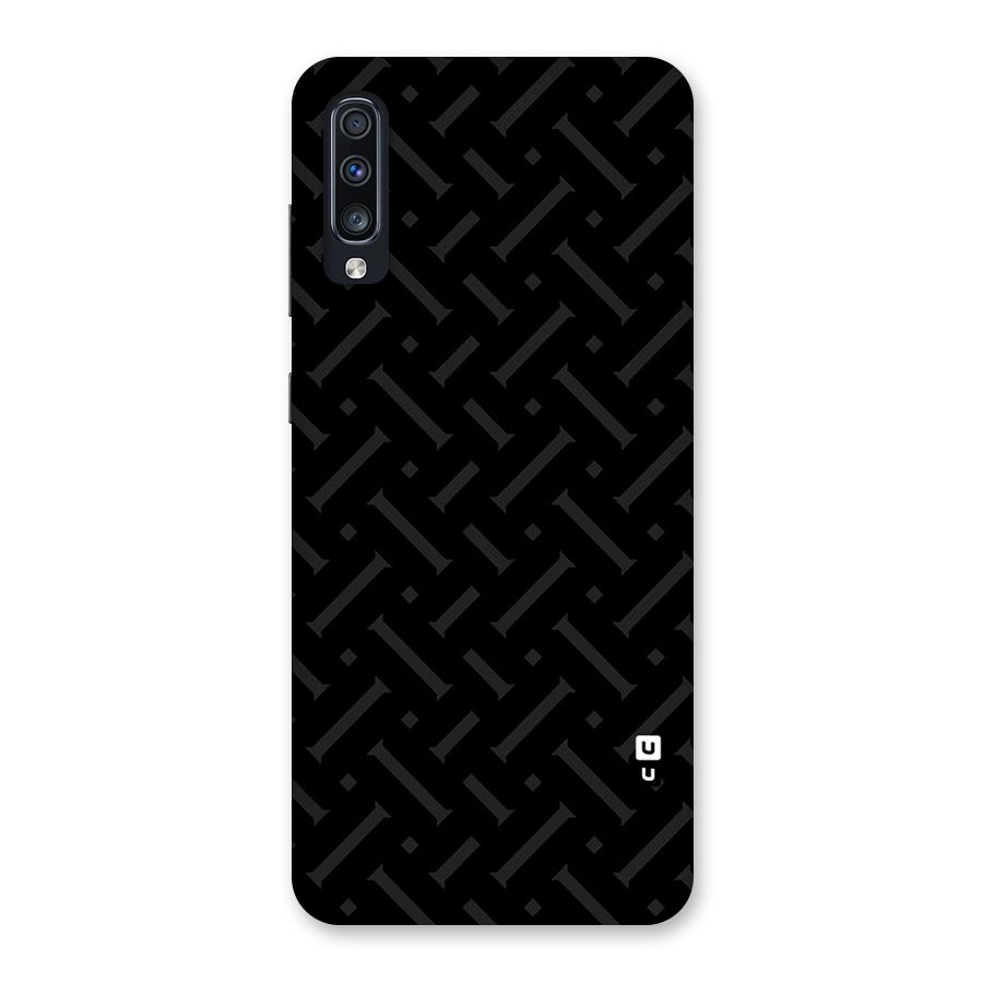 Classic Pipes Pattern Back Case for Galaxy A70