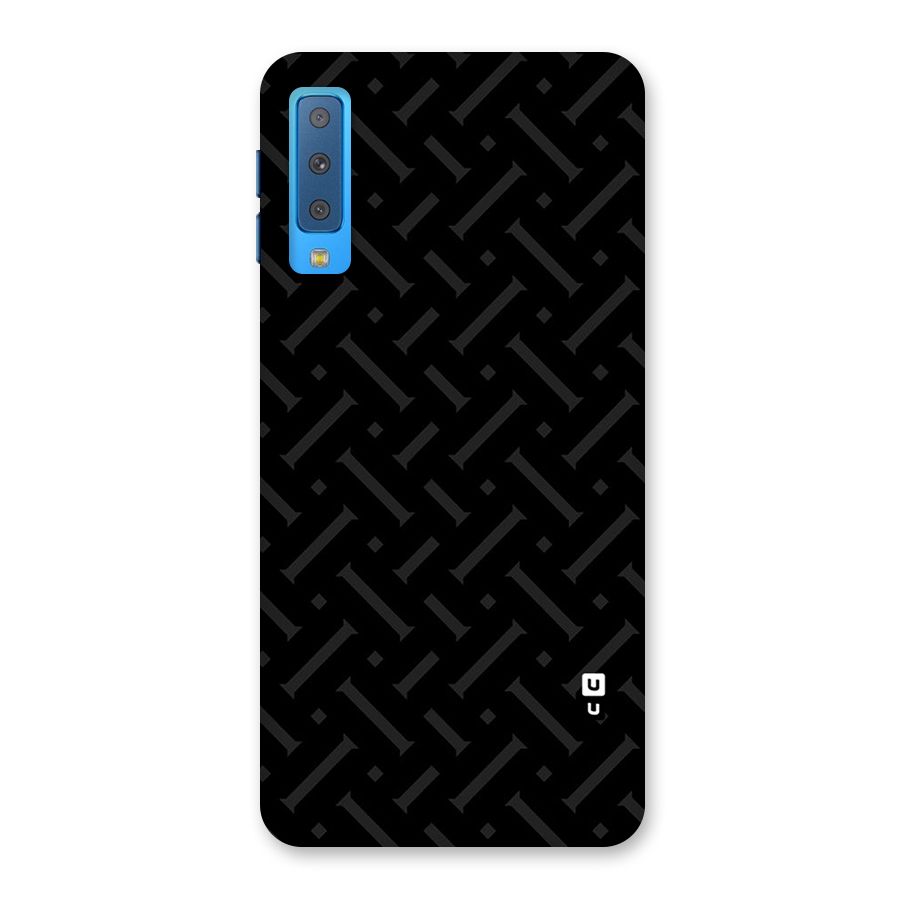Classic Pipes Pattern Back Case for Galaxy A7 (2018)