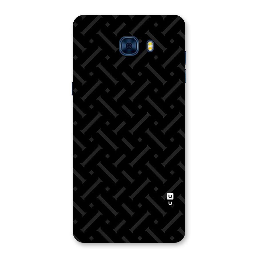 Classic Pipes Pattern Back Case for Galaxy C7 Pro