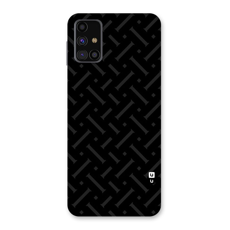 Classic Pipes Pattern Back Case for Galaxy M31s