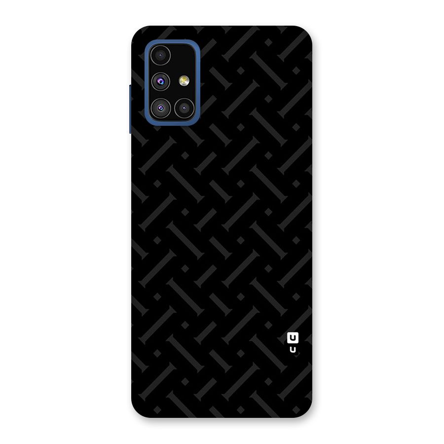Classic Pipes Pattern Back Case for Galaxy M51
