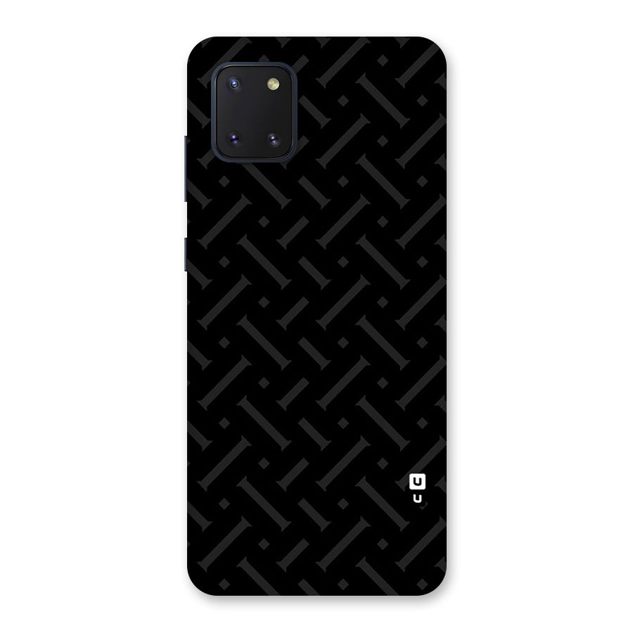 Classic Pipes Pattern Back Case for Galaxy Note 10 Lite
