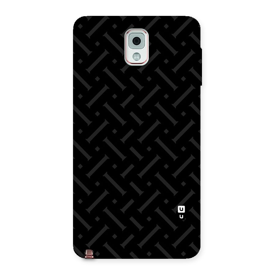 Classic Pipes Pattern Back Case for Galaxy Note 3