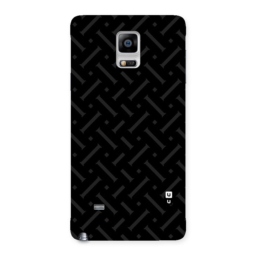 Classic Pipes Pattern Back Case for Galaxy Note 4