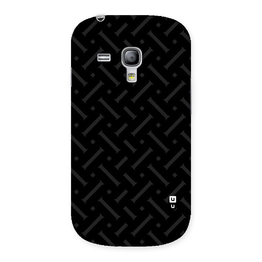 Classic Pipes Pattern Back Case for Galaxy S3 Mini