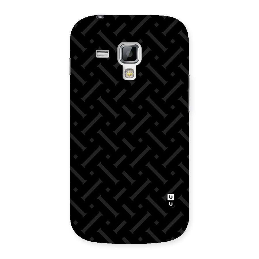 Classic Pipes Pattern Back Case for Galaxy S Duos