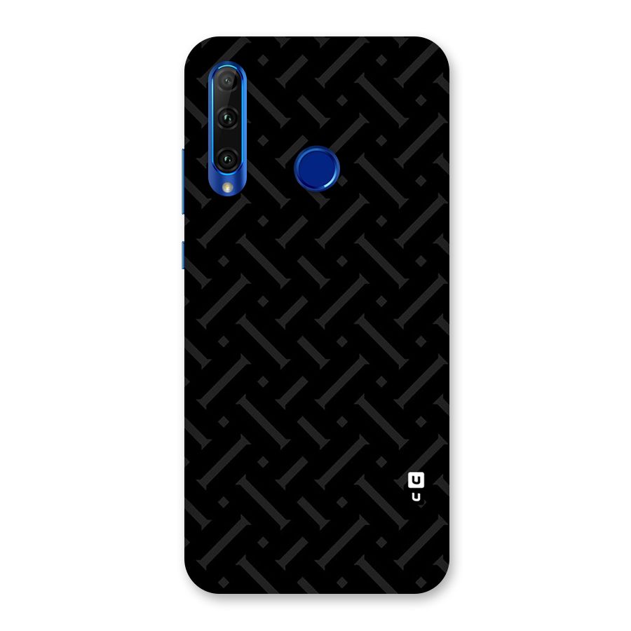 Classic Pipes Pattern Back Case for Honor 20i