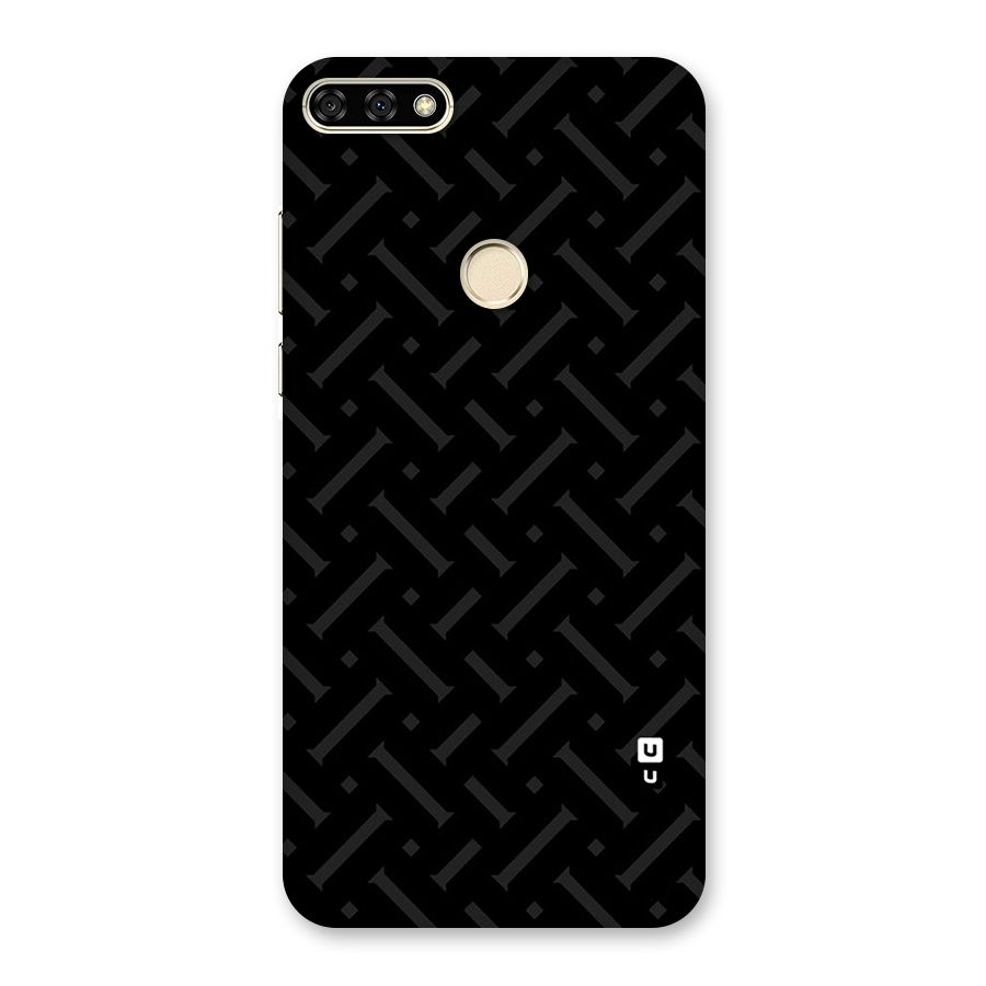 Classic Pipes Pattern Back Case for Honor 7A