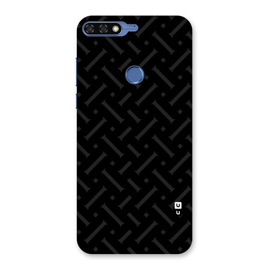 Classic Pipes Pattern Back Case for Honor 7C