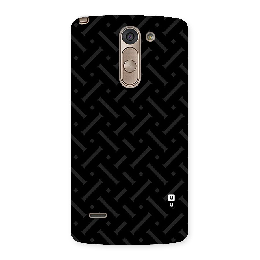 Classic Pipes Pattern Back Case for LG G3 Stylus