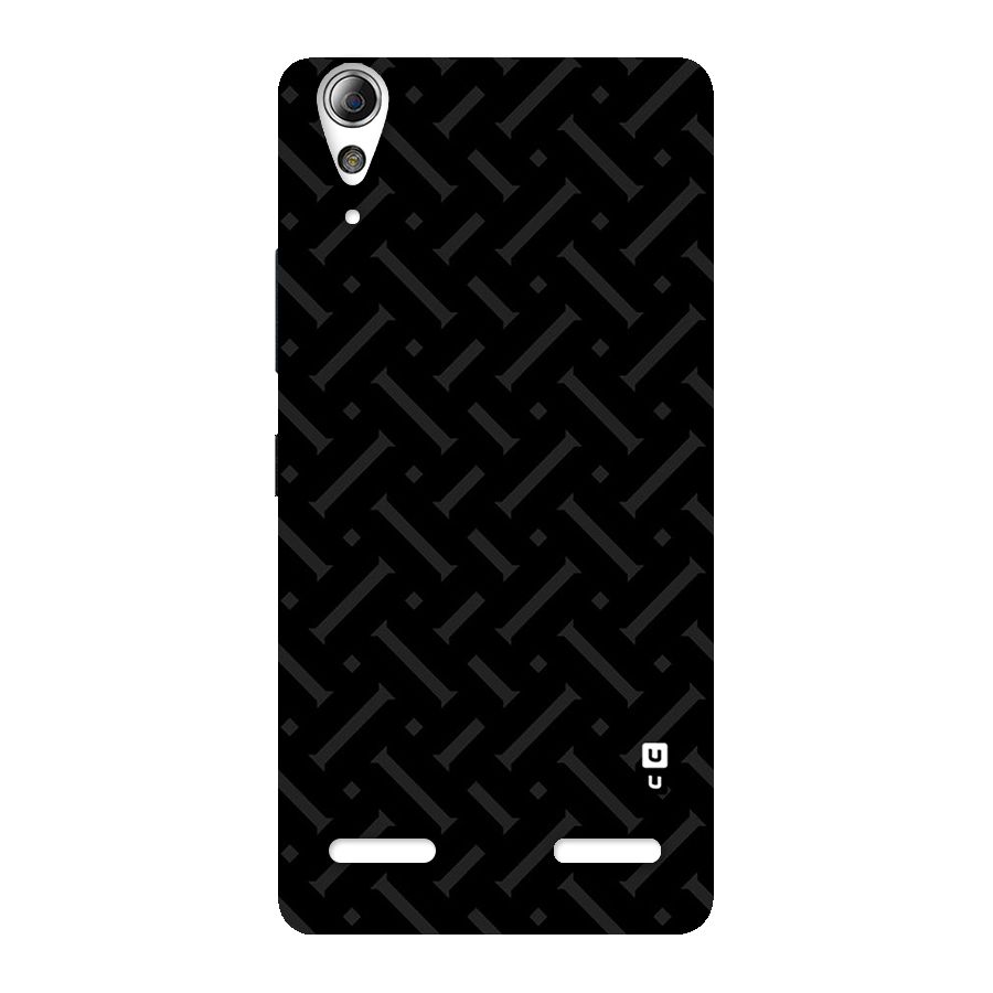 Classic Pipes Pattern Back Case for Lenovo A6000 Plus