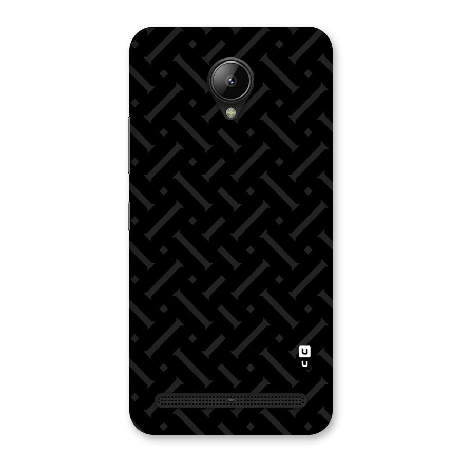 Classic Pipes Pattern Back Case for Lenovo C2
