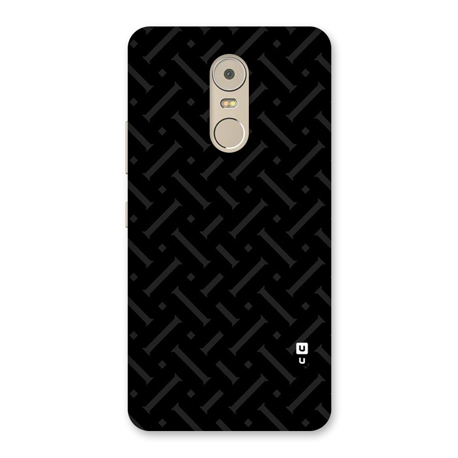 Classic Pipes Pattern Back Case for Lenovo K6 Note
