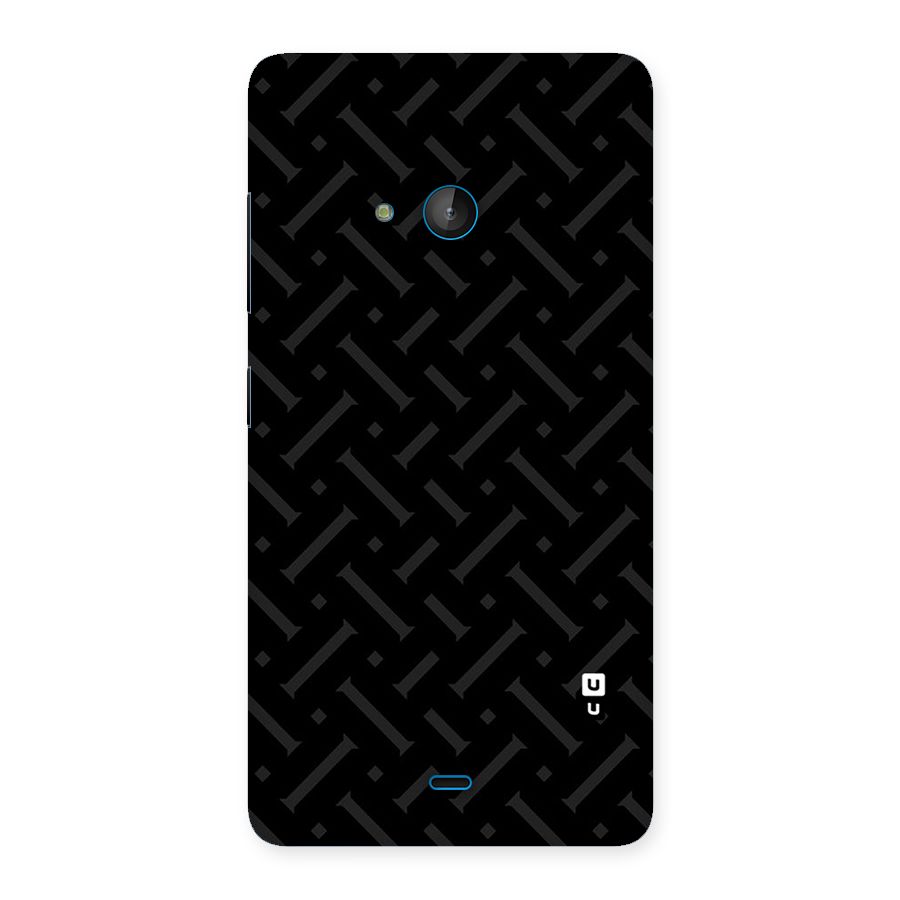 Classic Pipes Pattern Back Case for Lumia 540