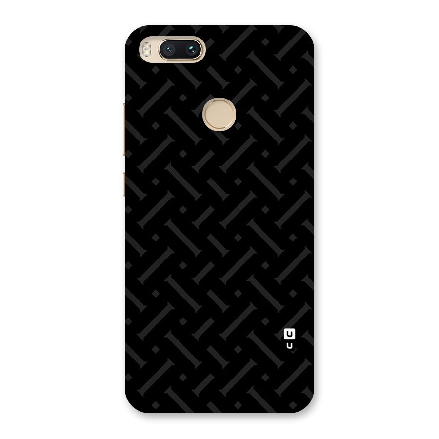 Classic Pipes Pattern Back Case for Mi A1