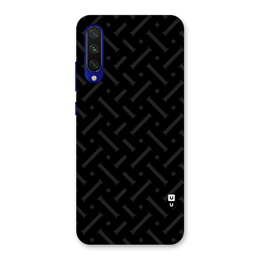 Classic Pipes Pattern Back Case for Mi A3