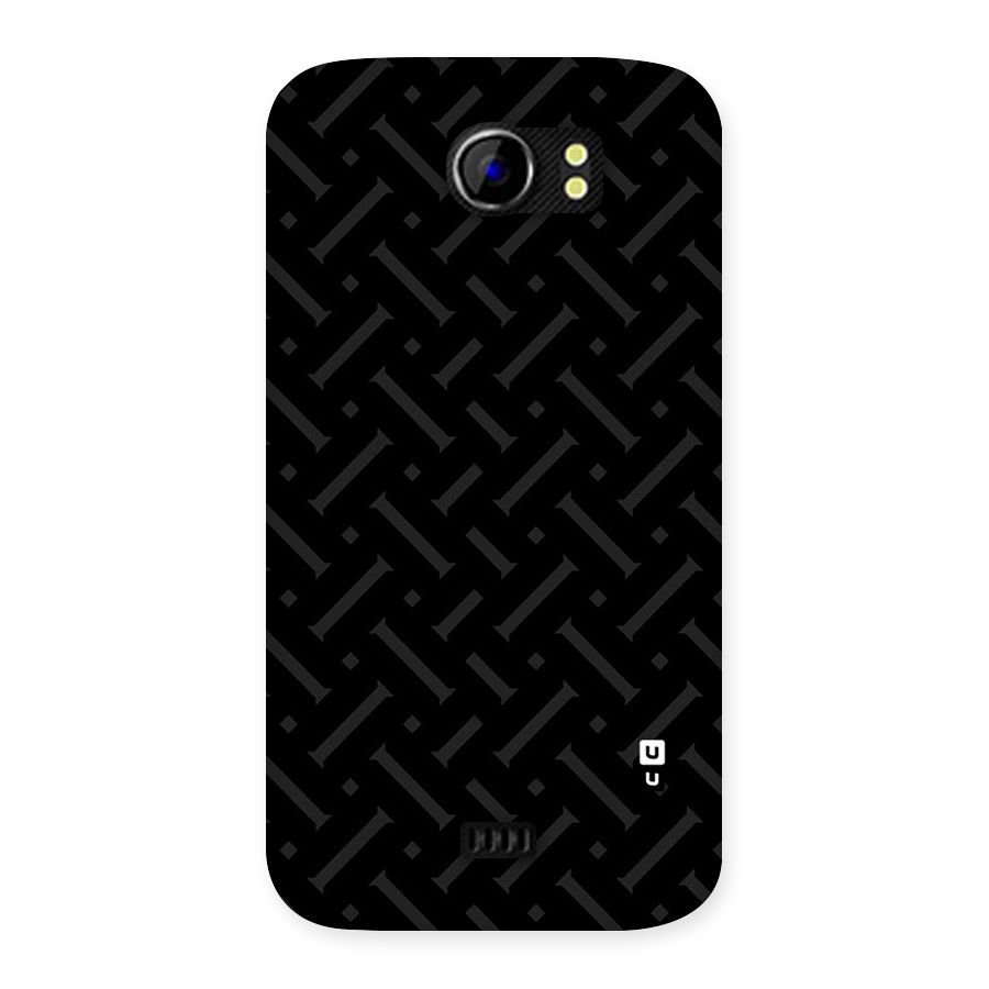 Classic Pipes Pattern Back Case for Micromax Canvas 2 A110