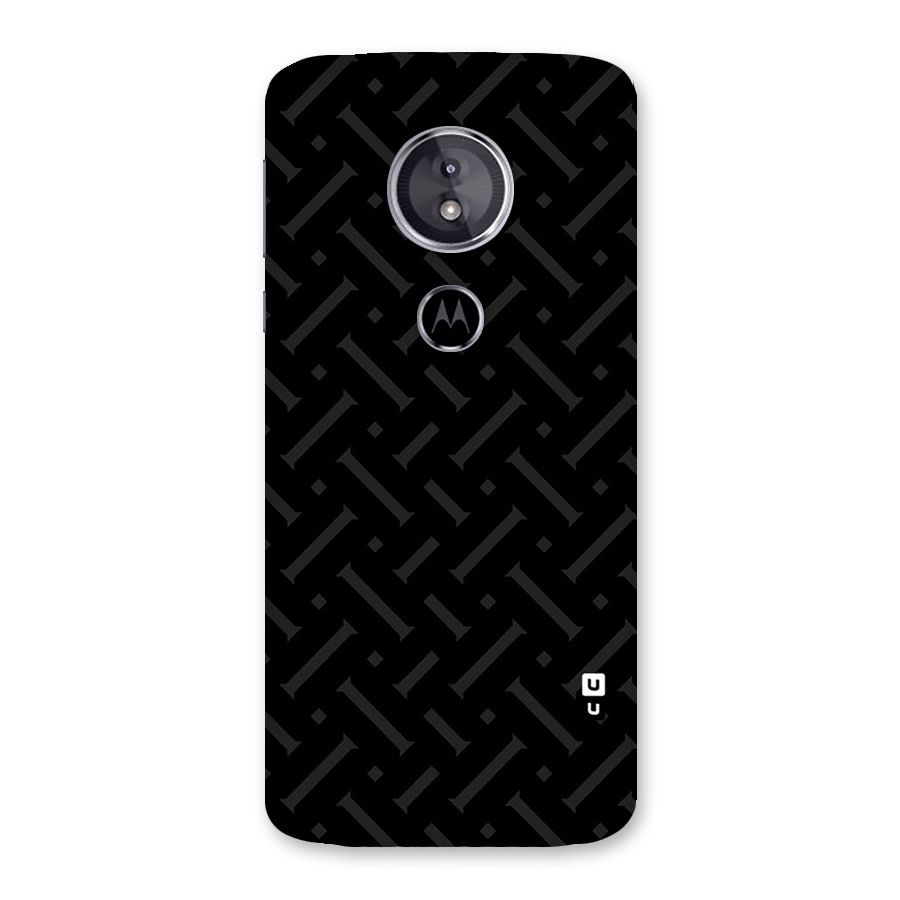 Classic Pipes Pattern Back Case for Moto E5
