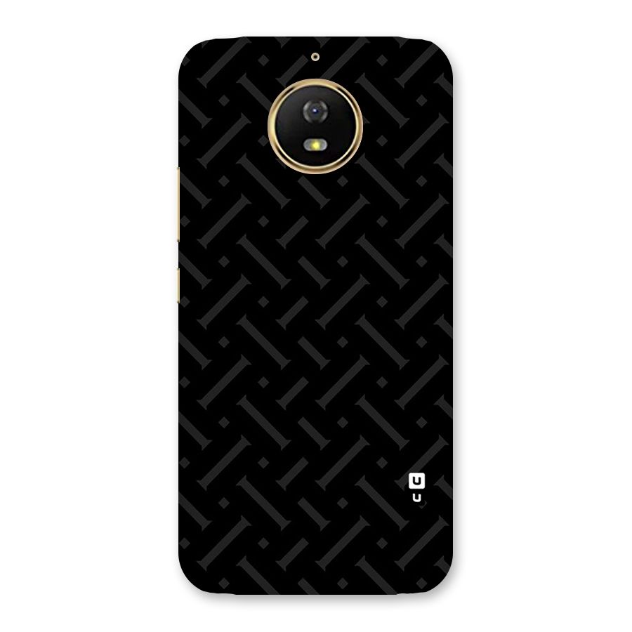 Classic Pipes Pattern Back Case for Moto G5s