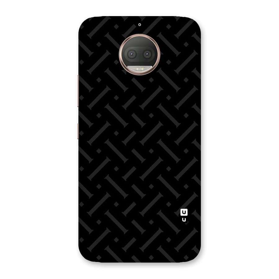 Classic Pipes Pattern Back Case for Moto G5s Plus