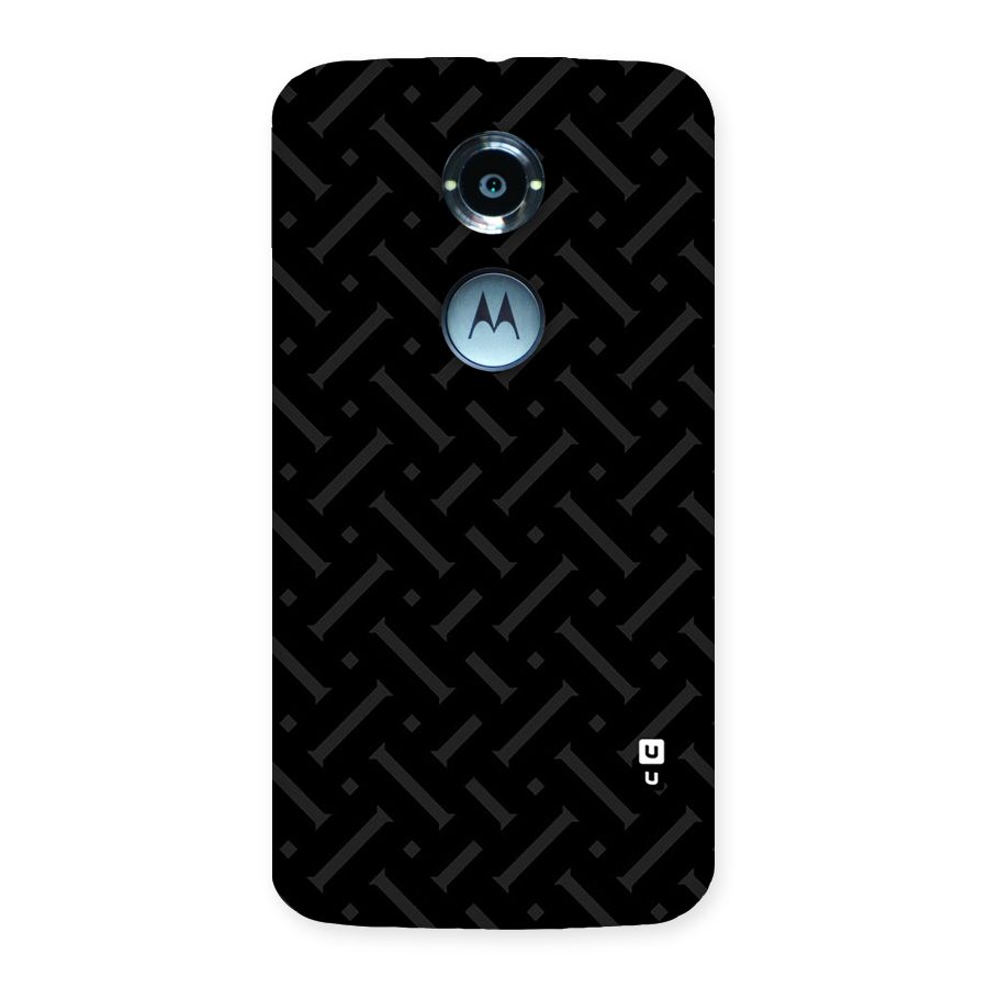 Classic Pipes Pattern Back Case for Moto X 2nd Gen