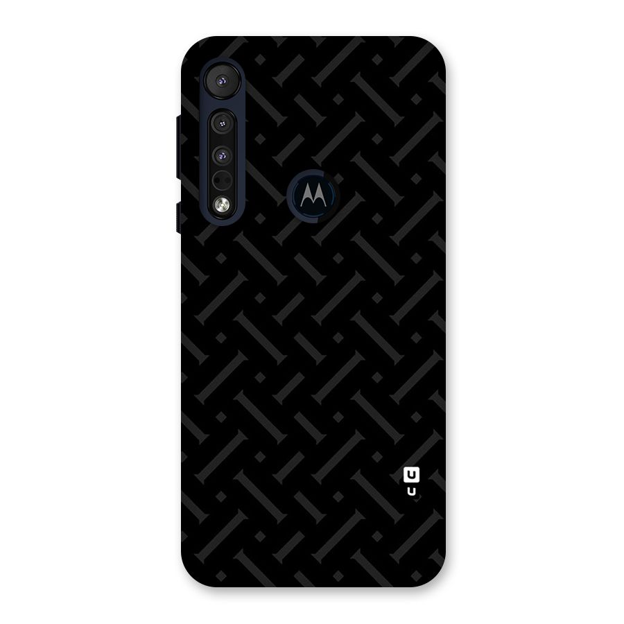 Classic Pipes Pattern Back Case for Motorola One Macro