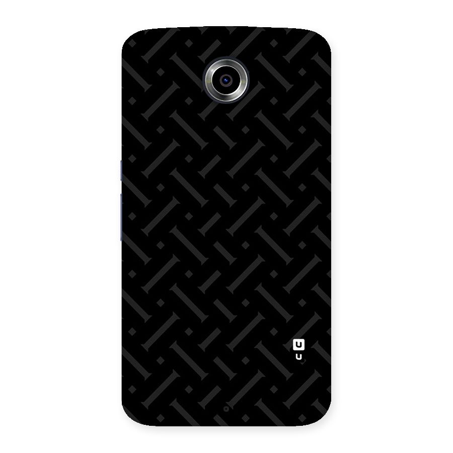 Classic Pipes Pattern Back Case for Nexsus 6