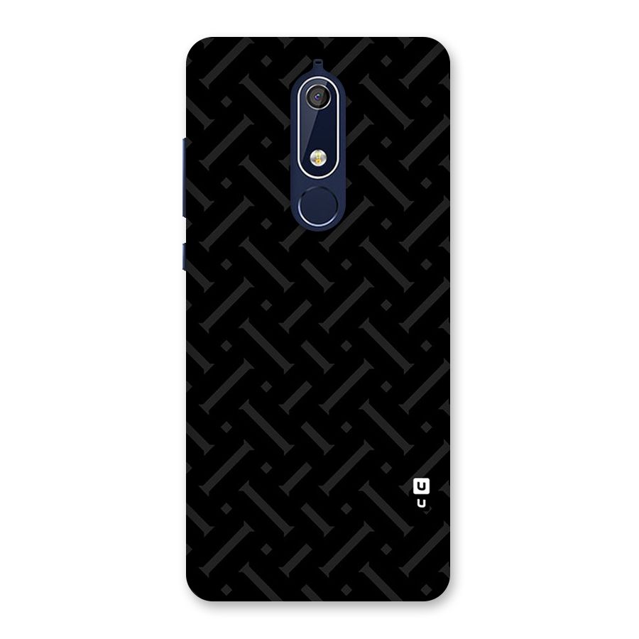 Classic Pipes Pattern Back Case for Nokia 5.1