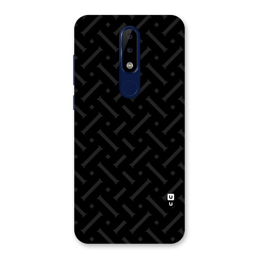 Classic Pipes Pattern Back Case for Nokia 5.1 Plus
