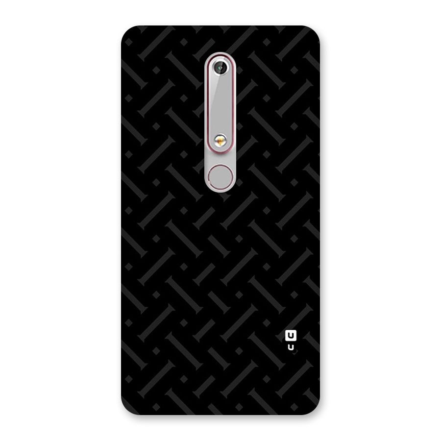 Classic Pipes Pattern Back Case for Nokia 6.1