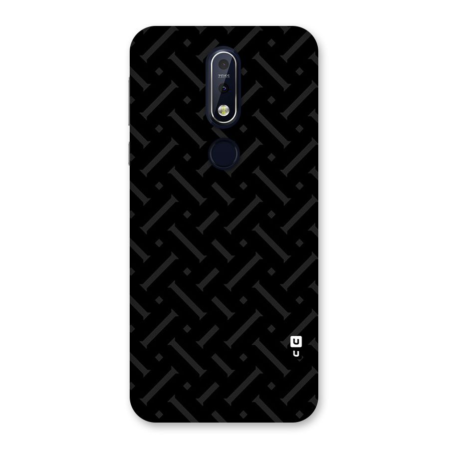 Classic Pipes Pattern Back Case for Nokia 7.1