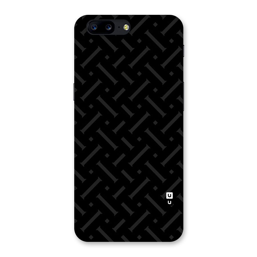 Classic Pipes Pattern Back Case for OnePlus 5
