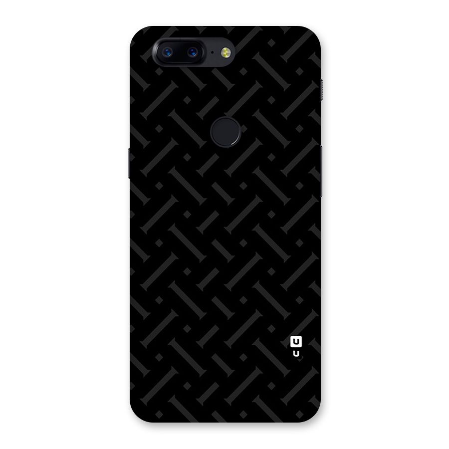 Classic Pipes Pattern Back Case for OnePlus 5T