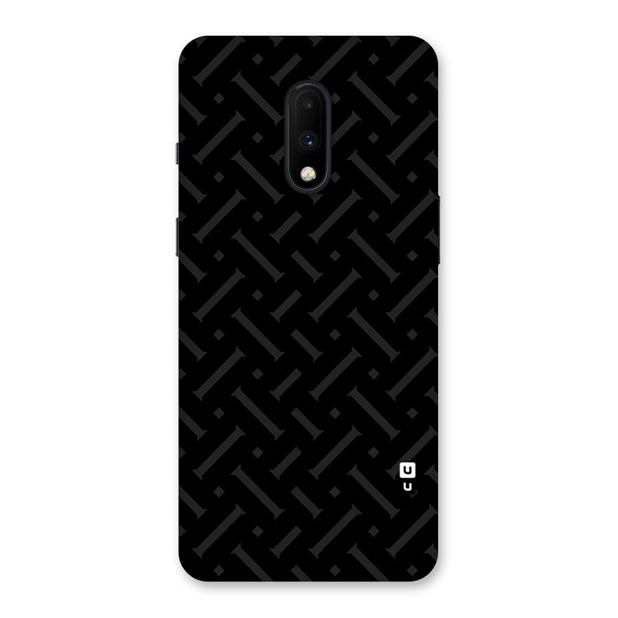 Classic Pipes Pattern Back Case for OnePlus 7