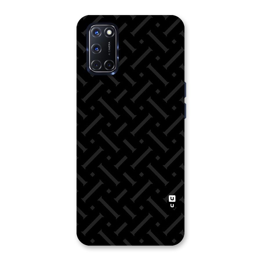 Classic Pipes Pattern Back Case for Oppo A52