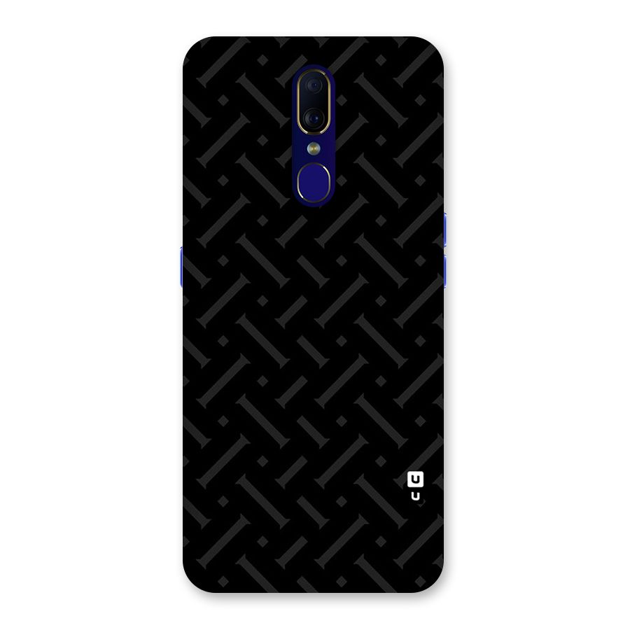Classic Pipes Pattern Back Case for Oppo A9