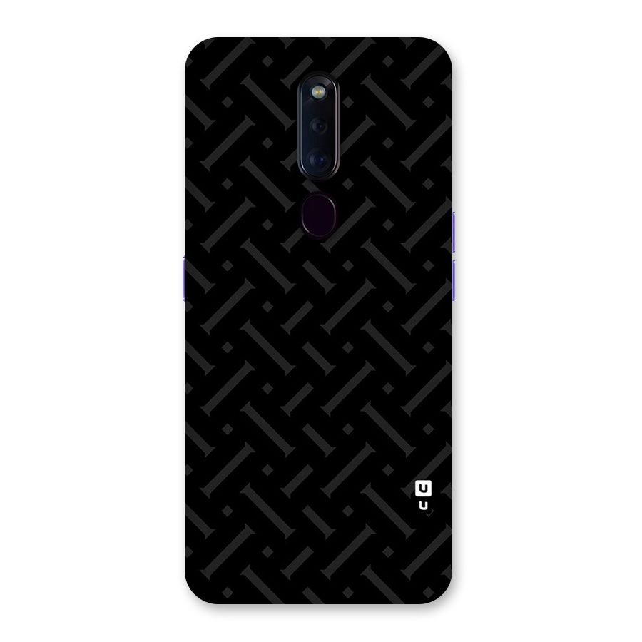 Classic Pipes Pattern Back Case for Oppo F11 Pro