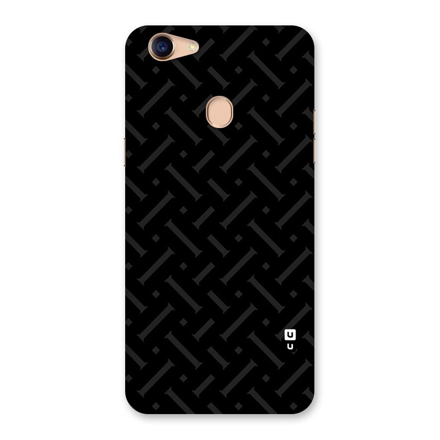 Classic Pipes Pattern Back Case for Oppo F5