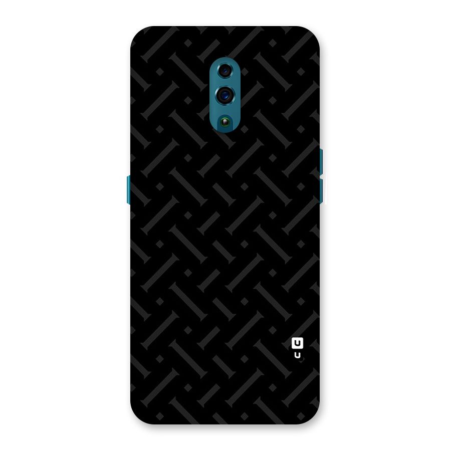 Classic Pipes Pattern Back Case for Oppo Reno