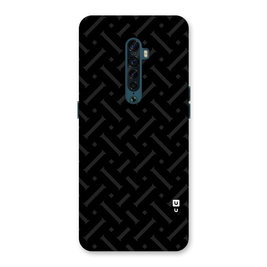 Classic Pipes Pattern Back Case for Oppo Reno2