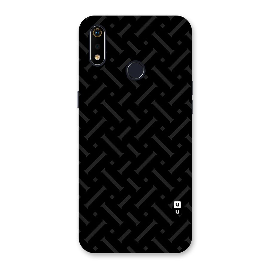 Classic Pipes Pattern Back Case for Realme 3i