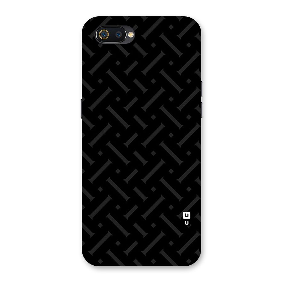 Classic Pipes Pattern Back Case for Realme C2