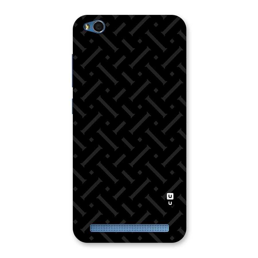 Classic Pipes Pattern Back Case for Redmi 5A