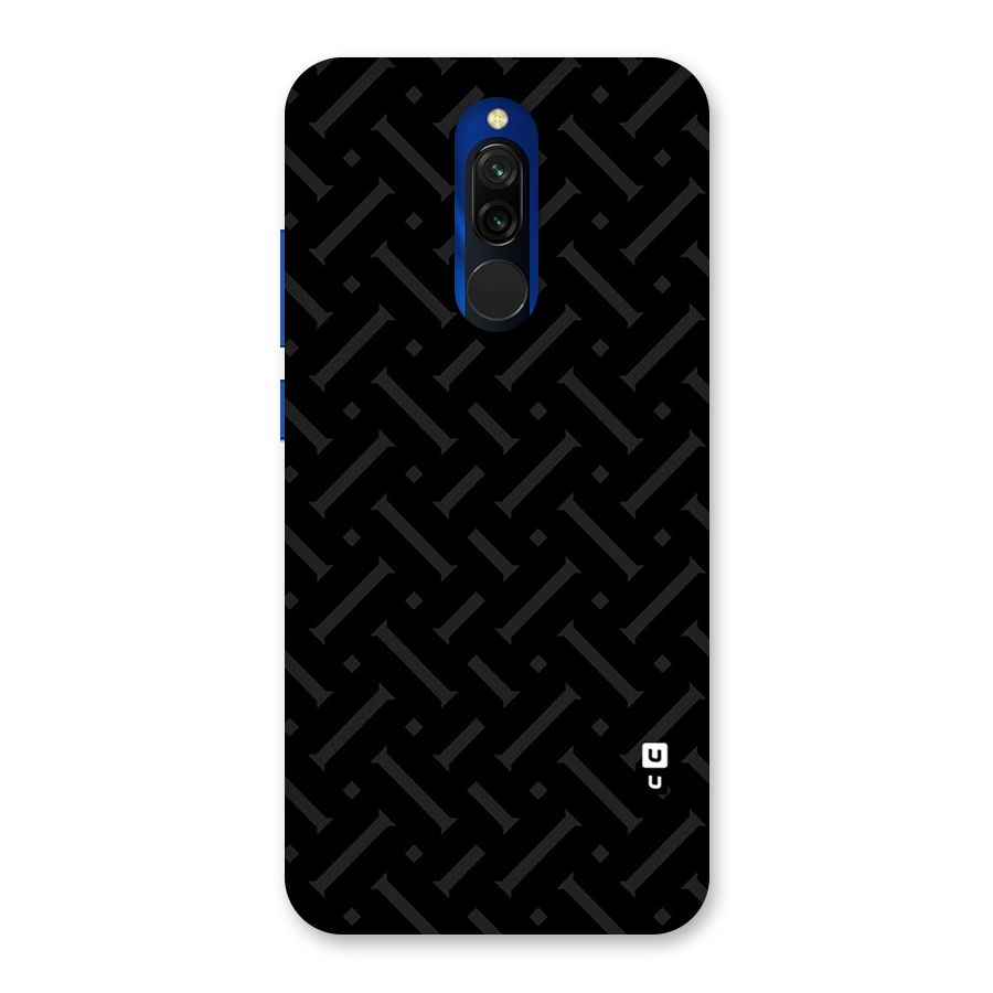 Classic Pipes Pattern Back Case for Redmi 8