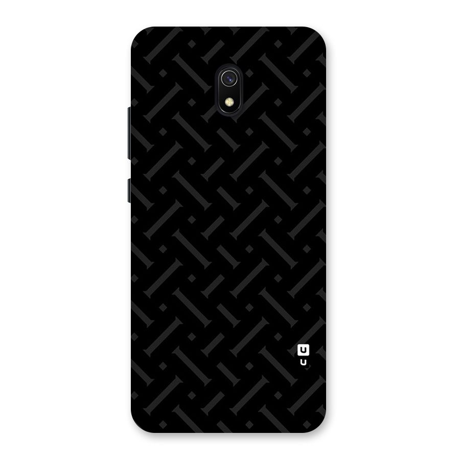 Classic Pipes Pattern Back Case for Redmi 8A